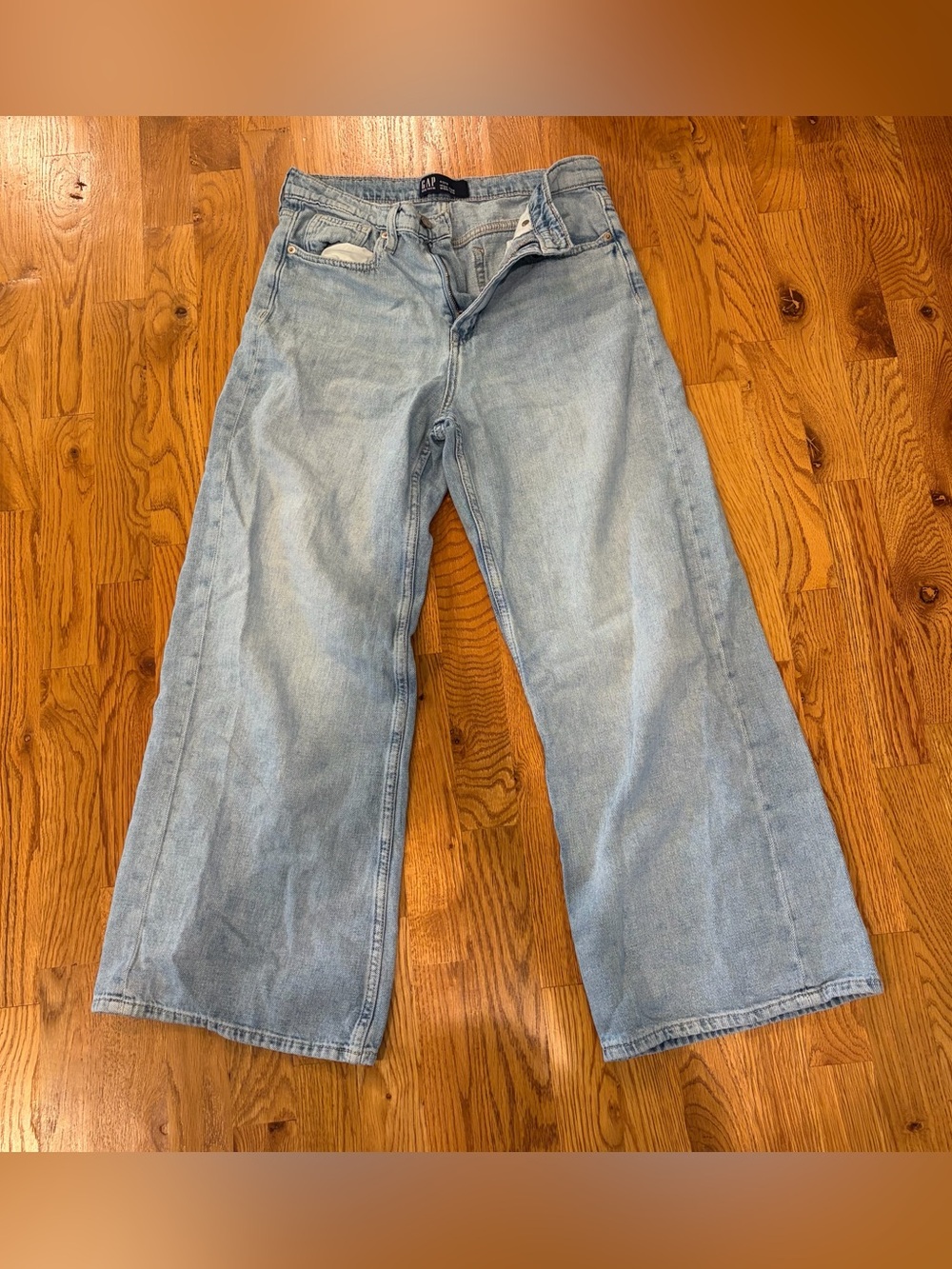 GAP Light Blue Wide Leg Denim Jeans
